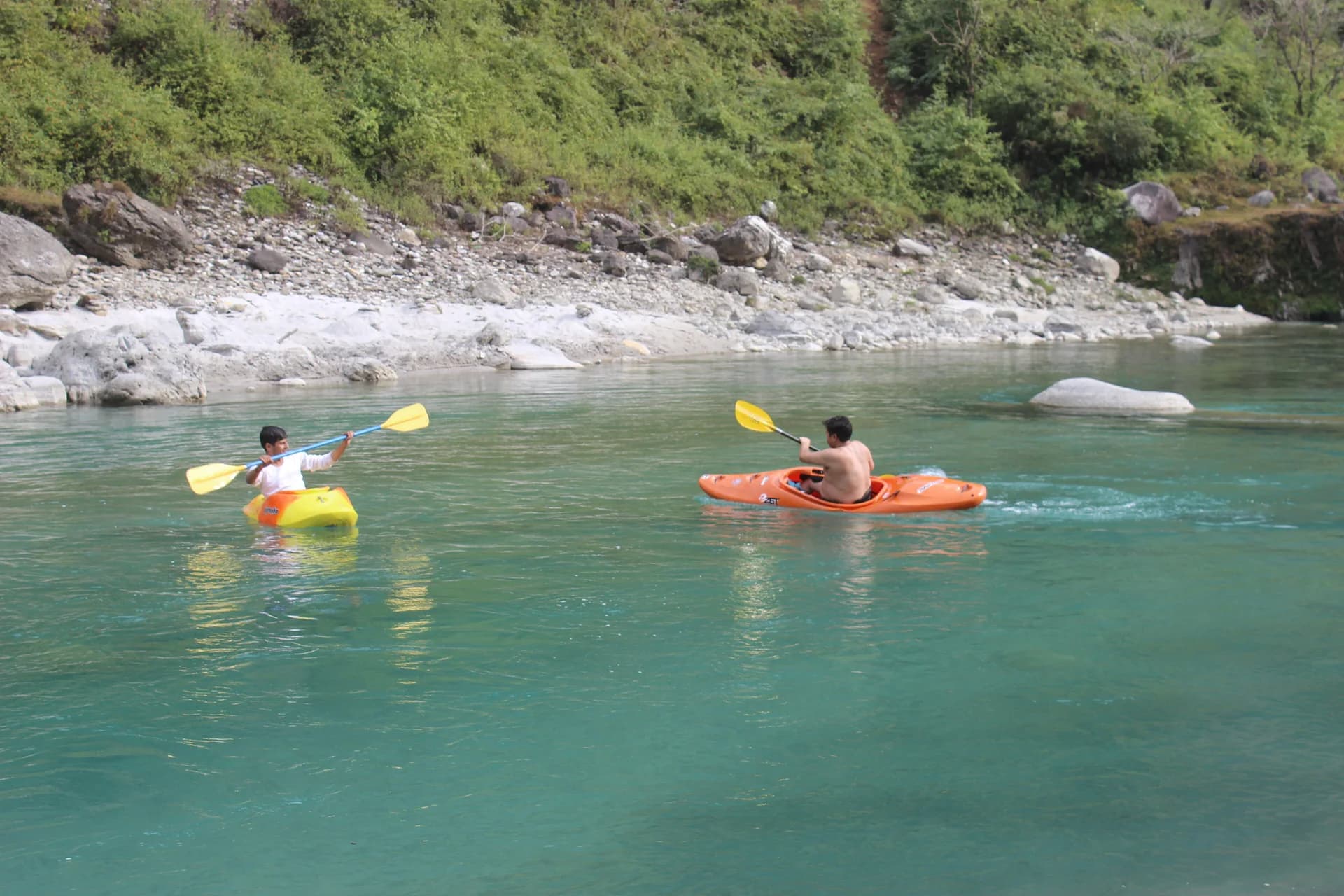 River kayaking